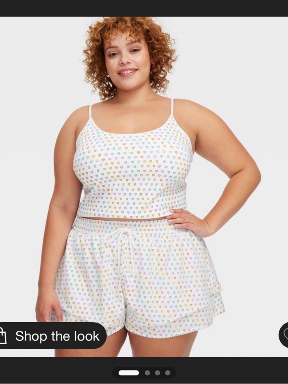 NWT Roller Rabbit Disco Hearts tank size XS